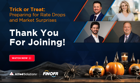 Rate Drops and Market Surprises thumbnail image. Click to listen to the webinar with On24.