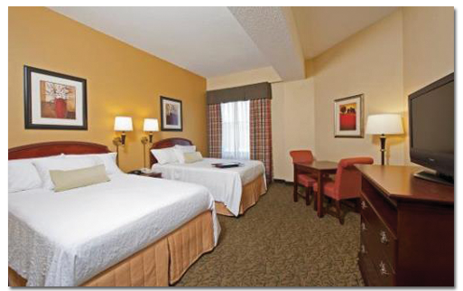 Indy 500 Hampton Inn hotel room image